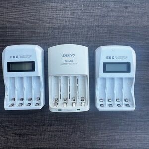 Sanyo NC-MQN06U Ni-MH Class 2 1.2v Battery Charger for AA & AAA Batteries + More